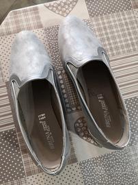 Scarpe donna argento nuove made in Italy 