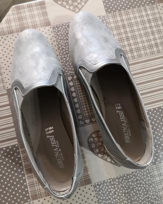 Scarpe donna argento nuove made in Italy 