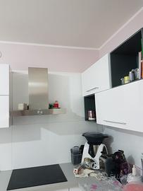 Cucina bianca lucida 