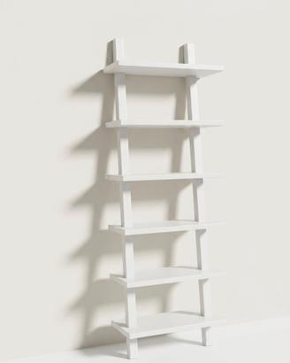 Libreria a muro / Scaffale sospeso bianco