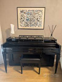 Pianoforte a muro Cable & Nelson Vert con panca