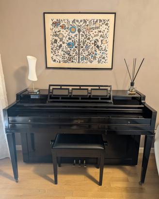 Pianoforte a muro Cable & Nelson Vert con panca