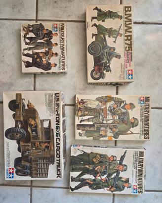 Lotto Tamiya Military Miniatures Vintage 1/35