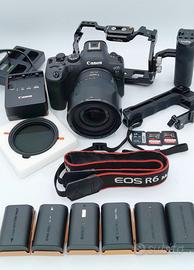 Canon EOS R6 Mark II + RF 24-105 + KIT COMPLETO