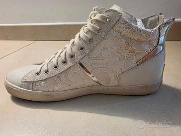 NeroGiardini sneakers donna 37 beige con zeppa