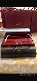 Occhiali Cartier Originali Rimless Oro e Bianco