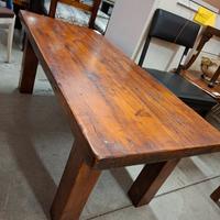 Tavolino arte povera 2 cassetti 