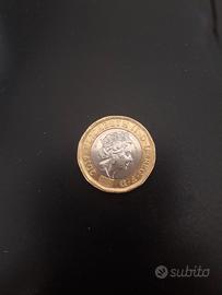 One pound 2017 sterlina elizabeth ii 12 sided