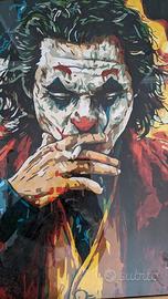 Joker quadro dipinto a mano 50x40
