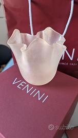 Vaso Venini fazzoletto oro