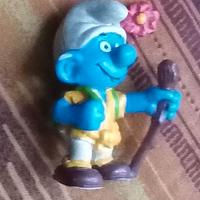 Puffo "I Puffi" escursionista monti orig. anni '80