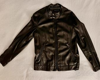 Giacca uomo ecopelle nera