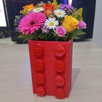 Vaso a forma di Lego 
