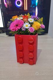 Vaso a forma di Lego 