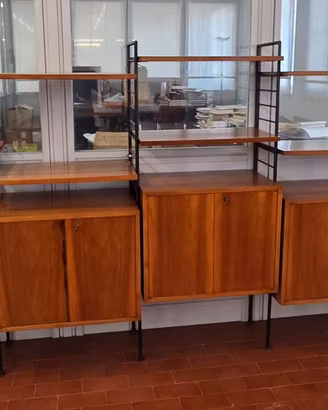 Parete attrezzata vintage anni ’60  – libreria