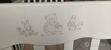 Foppapedretti Lettino  con sponda regolabi