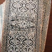 Carte Piacentine vintage ai siliconi dow corning