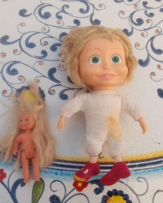Lotto 2 Bambole Vintage – Masha (Masha e Orso)