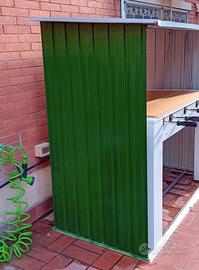 Legnaia Vida XL acciaio zincato 163x83x154