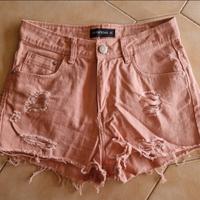 Short Terranova strappato con orlo taglio vivo XS