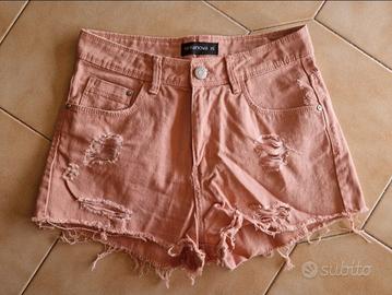Short Terranova strappato con orlo taglio vivo XS