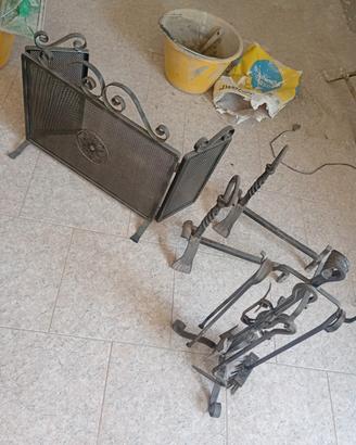 kit per camino a legna aperto