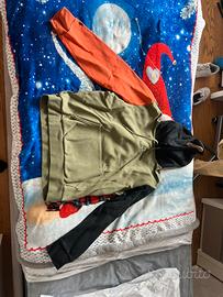 Felpa Polo verde militare