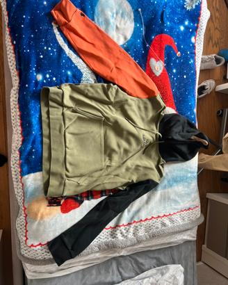 Felpa Polo verde militare