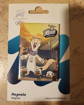 calamita magnete da frigo Olimpiadi Milano Cortina