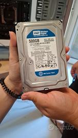 Case + hard disk 500GB