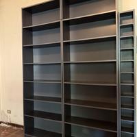 Libreria Billy grigio scuro con top