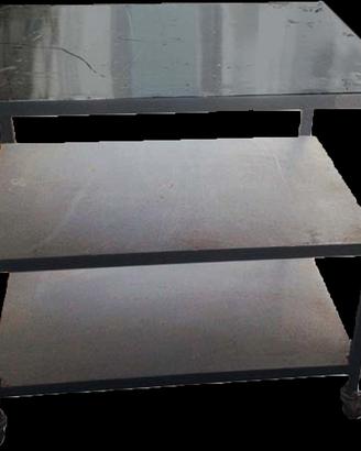 Tavolo - carrello da lavoro in metallo