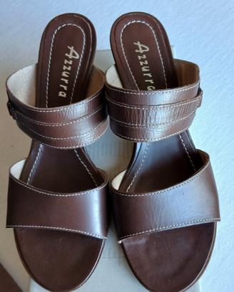sandali aperti vera pelle