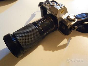reflex canon AL1 con zoom vivitar