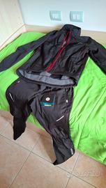 completo giacca pantalone sport mtb trekking 