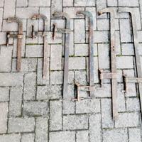 Morse 6 strettoie da cantiere in ferro massiccio