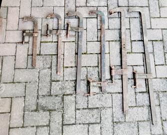 Morse 6 strettoie da cantiere in ferro massiccio