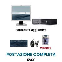 POSTAZIONE COMPLETA EASY - PC +LCD 17"+WIFI+TAST.