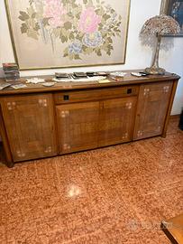 Servante noce con intarsi in madreperla