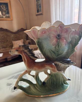 Vaso anni 50 a forma di cavallo