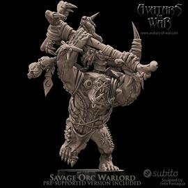 Miniatura Savage Orc Warlord with great weapon
