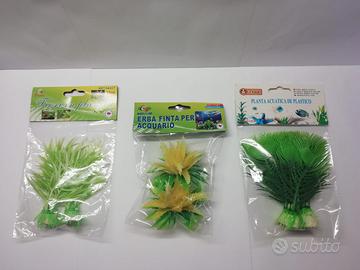 Set Piante Finte per Acquario/Modellismo -Nuovo-