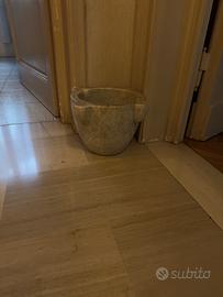 KURNA TURCA IN MARMO TRAVERTINO – ORIGINALE