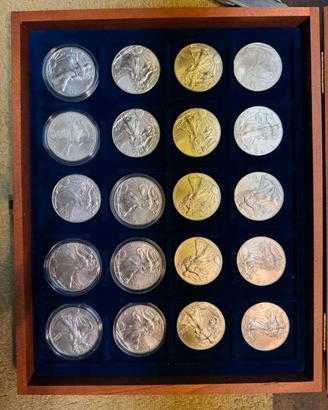 Dollari Americani in Argento FDC dal 1986 al 2025
