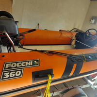 Gommone/tender 360mt Focchi+yamaha 25cv+dotazioni