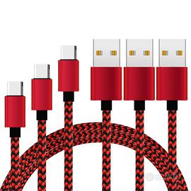 Cavo USB Type C 2m 3pezzi