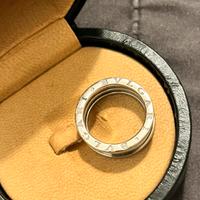 Anello Bulgari B.zero1 oro bianco 750 taglia 55