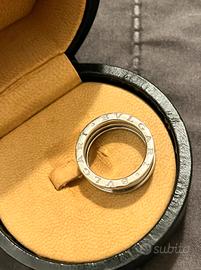 Anello Bulgari B.zero1 oro bianco 750 taglia 55
