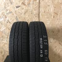 2 GOMME 215 60 17 MICHELIN M+S