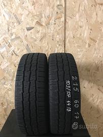 2 GOMME 215 60 17 MICHELIN M+S